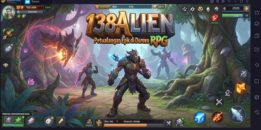 Tampilan gameplay RPG yang menarik dan interaktif di 138ALIEN.
