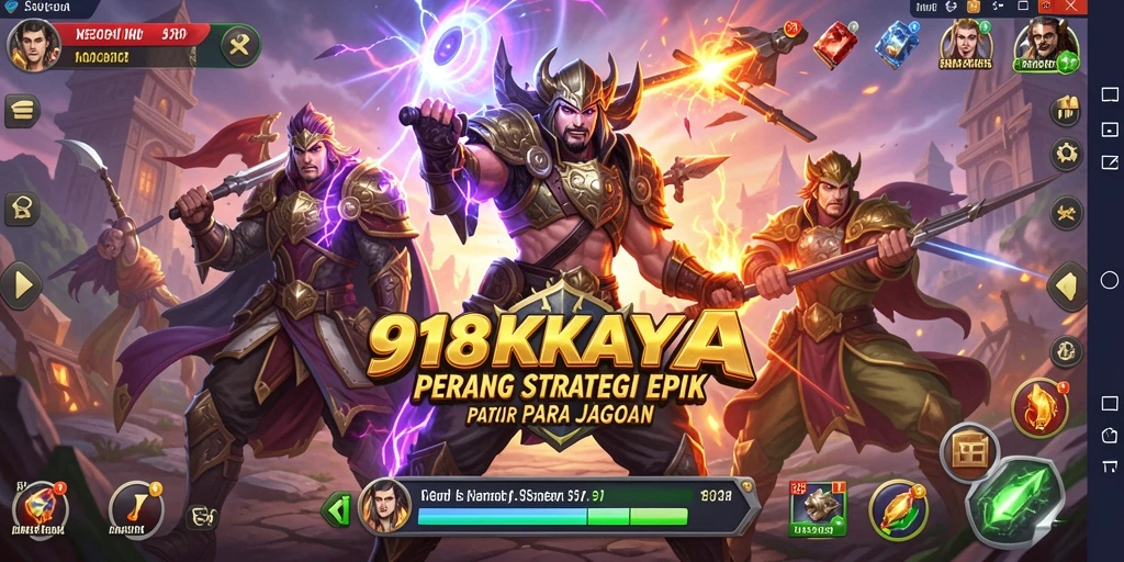 Tampilan gameplay strategis dalam 918KAYA yang mengasyikkan.