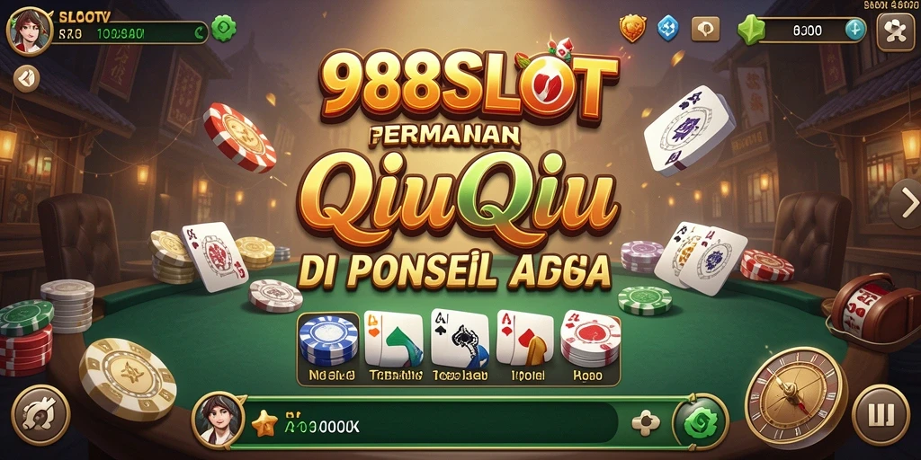 Tangkapan layar gameplay menarik dari 988SLOT QiuQiu.