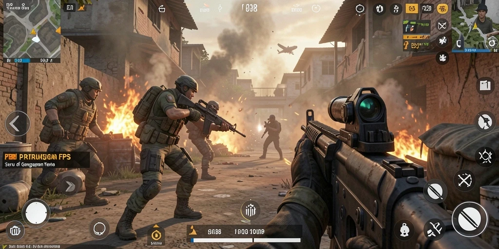 Gameplay seru FO8 dengan aksi tembak-menembak yang intens.