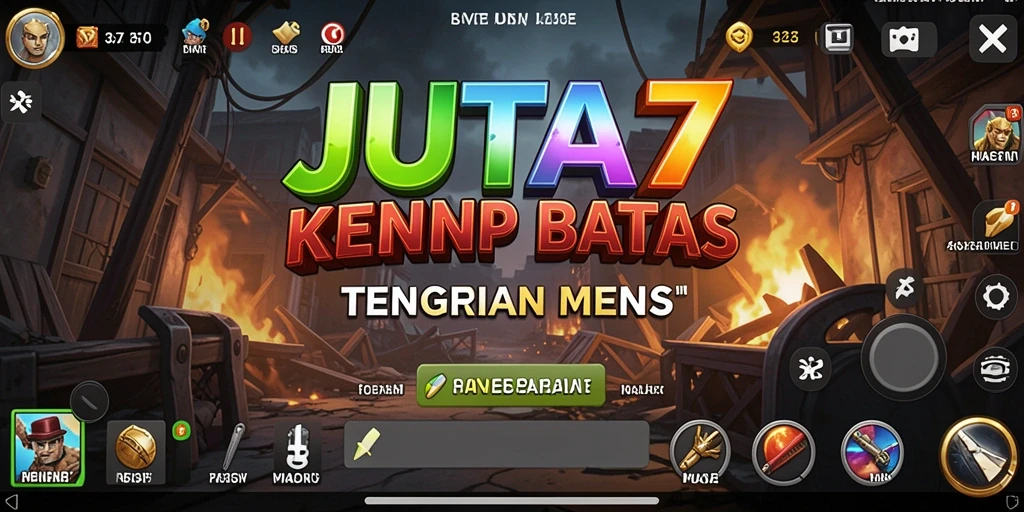 Tampilan gameplay JUTA7 yang mencekam dan menyeramkan.