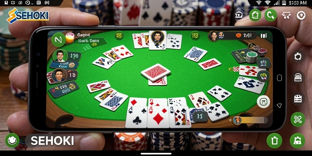 Tampilan gameplay seru dari SEHOKI dengan visual menarik.