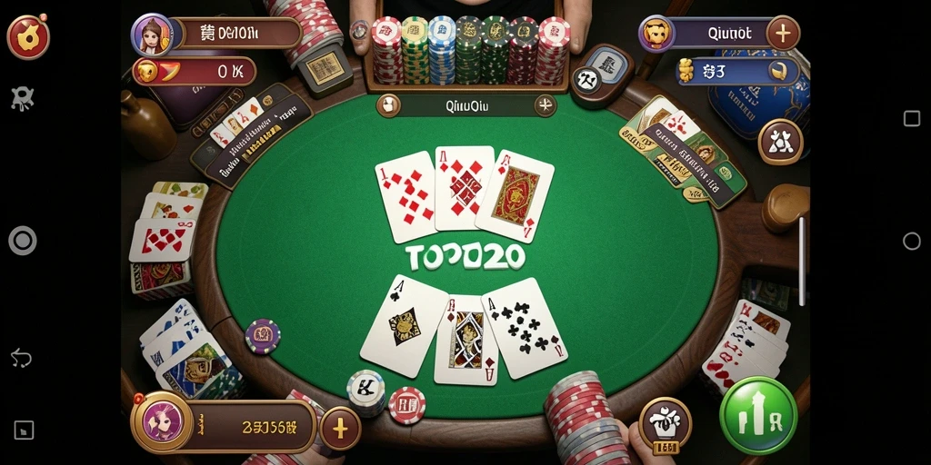 TOTO20 menunjukkan gameplay QiuQiu yang menegangkan dan seru.