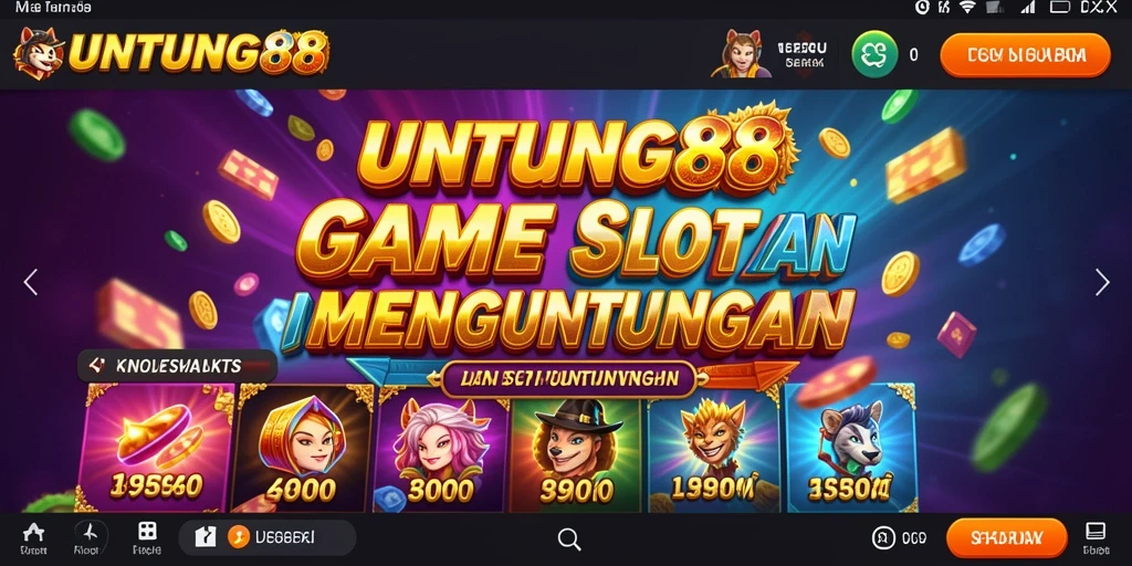 Tampilan gameplay UNTUNG88 dengan mesin slot yang menarik dan interaktif.