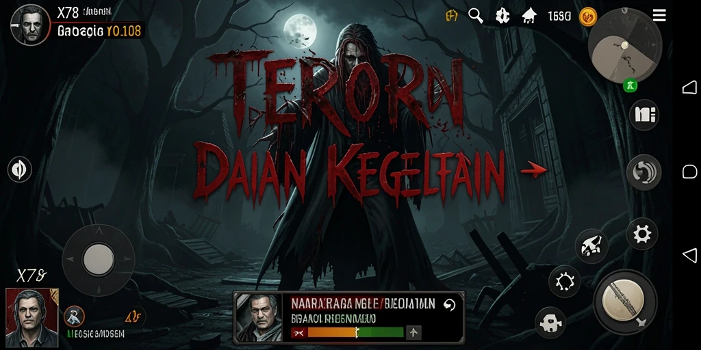 Tampilan menakutkan dari gameplay X78 yang mencekam.